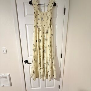 NEW Dressed in LaLa rule breaker smocked maxi sundress